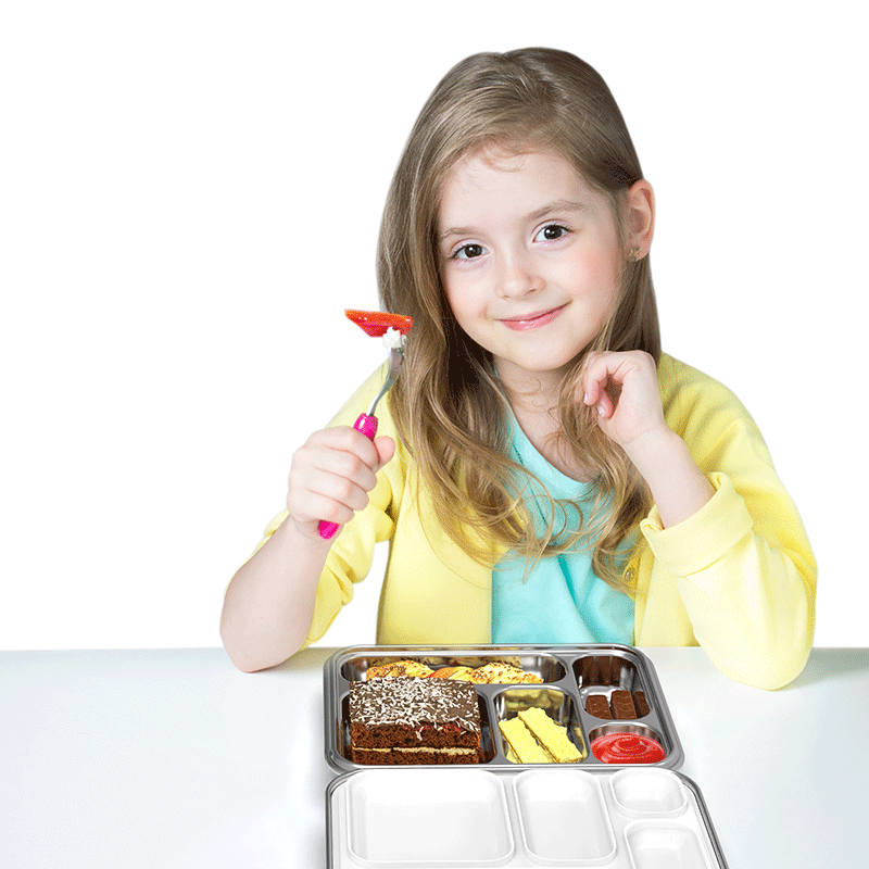 Stainless Steel Bento Box for Kids – 304 Stainless Steel, BPA-Free Metal Lunch Box with Compartments, Leak-proof, Dishwasher Safe School & Office Lunch Container (White) - Image 4