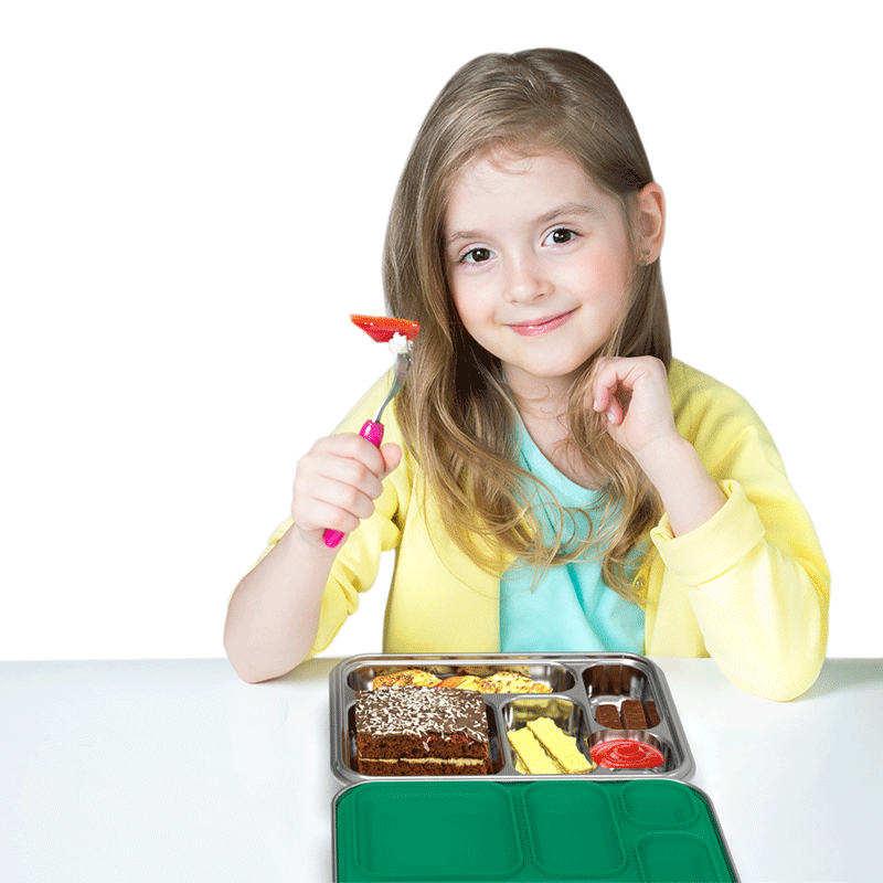 Stainless Steel Bento Box for Kids – 304 Stainless Steel, BPA-Free Metal Lunch Box with Compartments, Leak-proof, Dishwasher Safe School & Office Lunch Container (Green) - Image 5